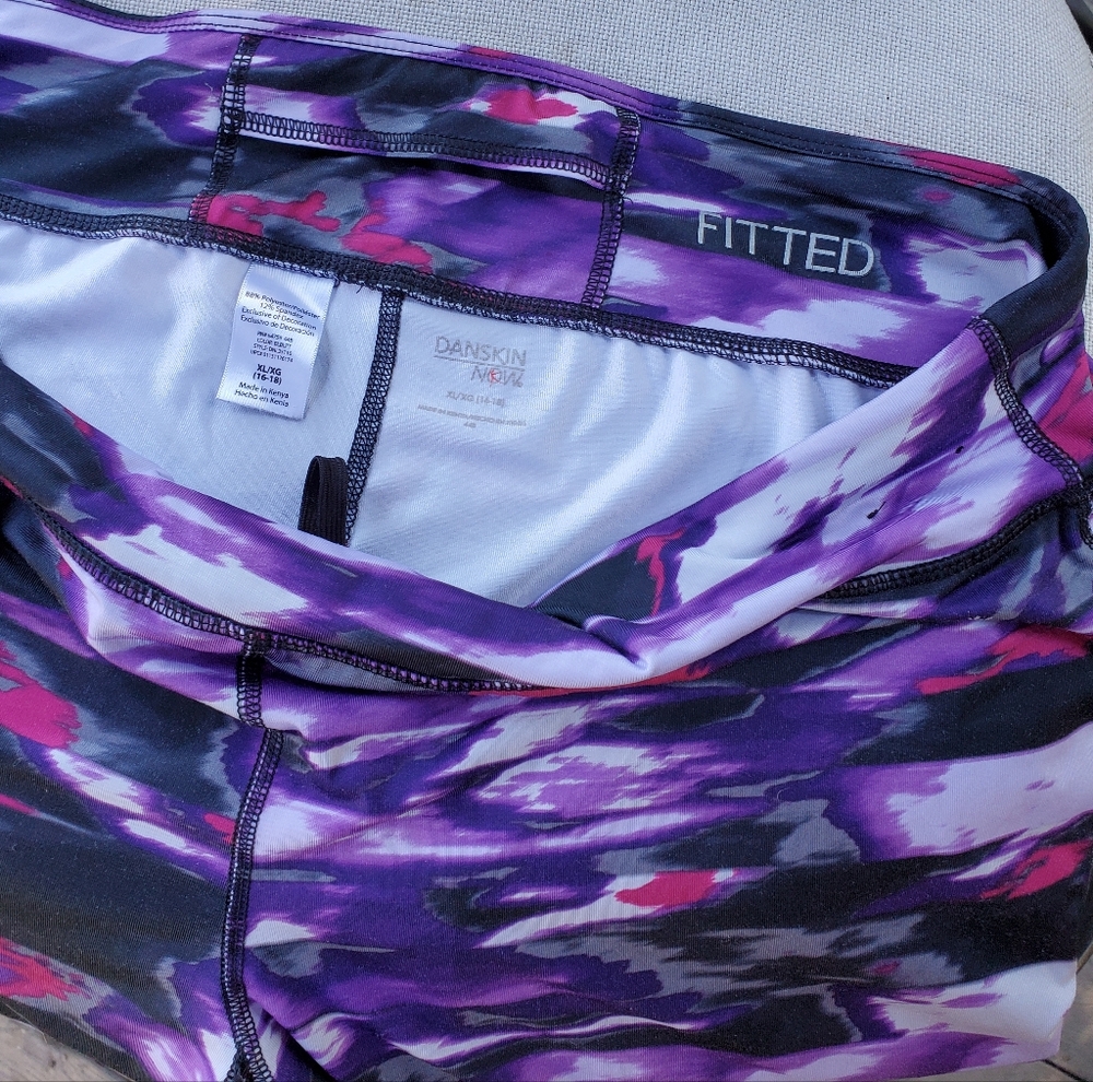 Danskin Now Purple and Pink Leggings